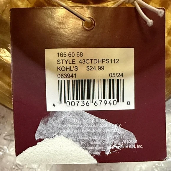 Celebrate Together Glass Mushroom Decor Brown Tortoiseshell - Picture 6 of 6